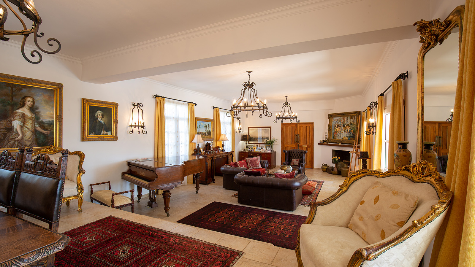 lounge at Villa Loukia, Kefalonia