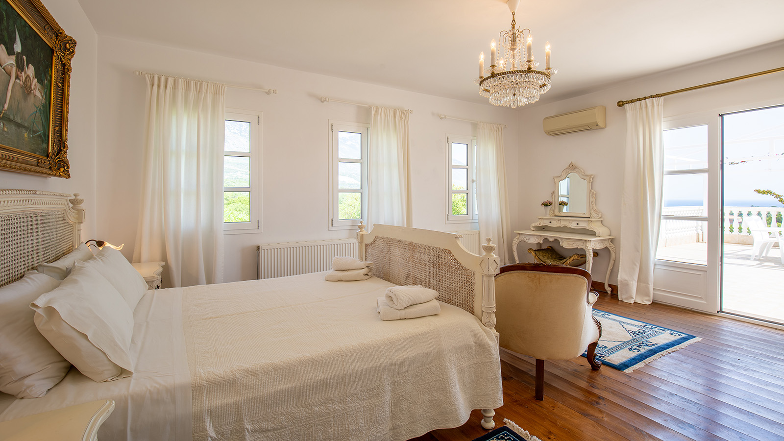 bedroom at Villa Loukia, Kefalonia