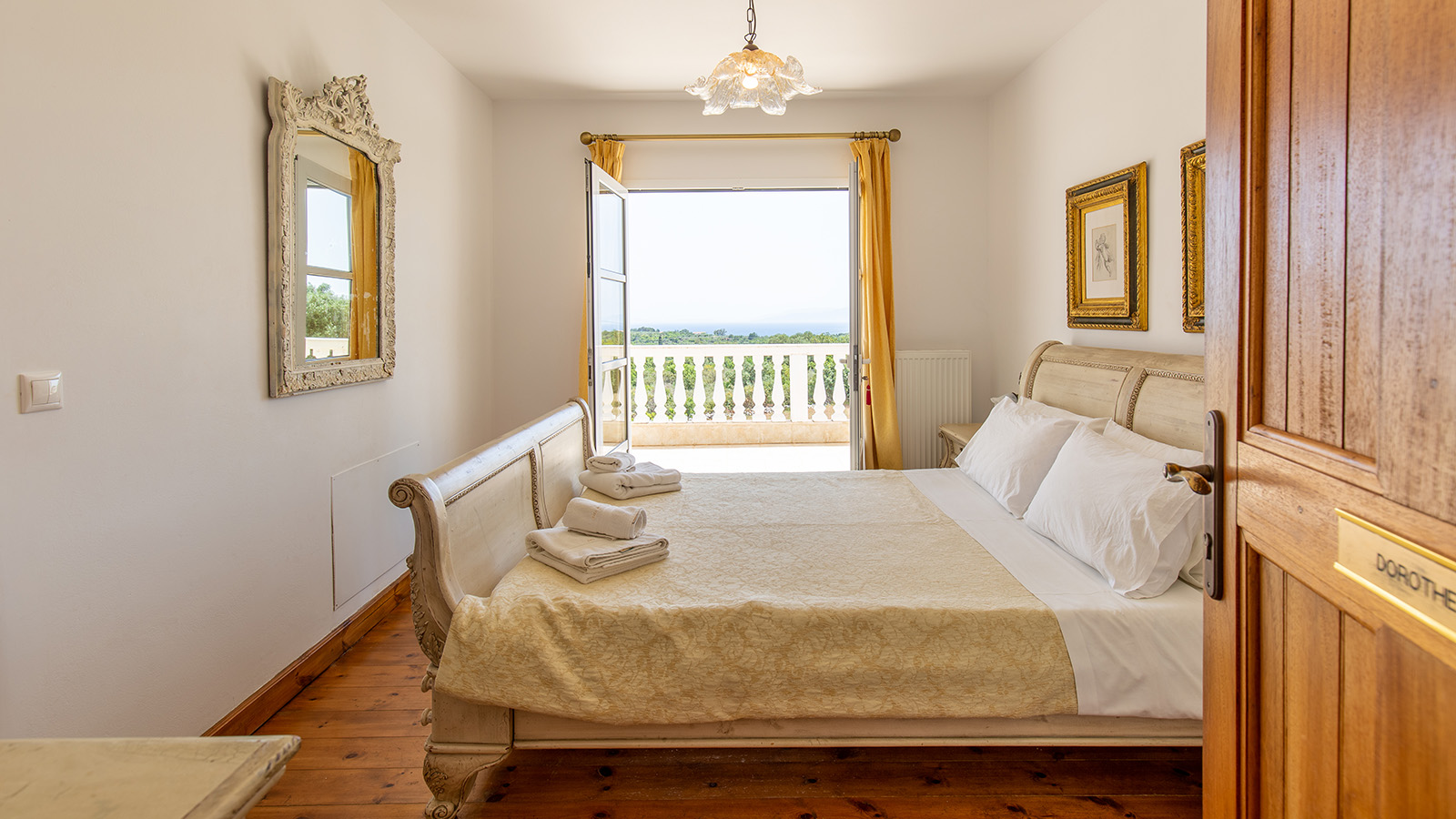 bedroom at Villa Loukia, Kefalonia
