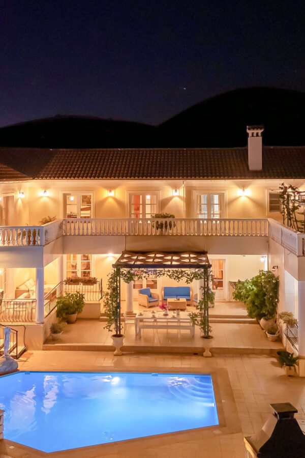 villa-kefalonia-homepage-slide3 night view at villa loukia, kefalonia, greece