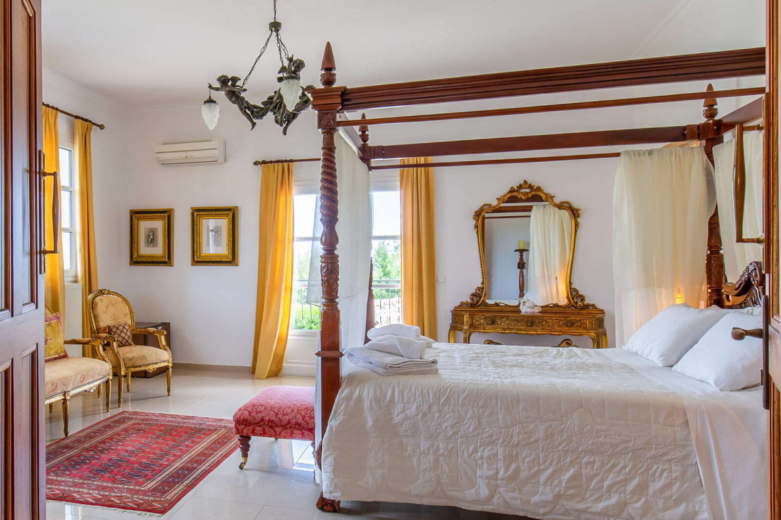 Villa Loukia Kefalonia - view of the large master bedroom - gerasimos